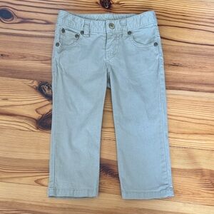 Polo by Ralph Lauren Kids Light Tan Pants with large pink Pony size 3T